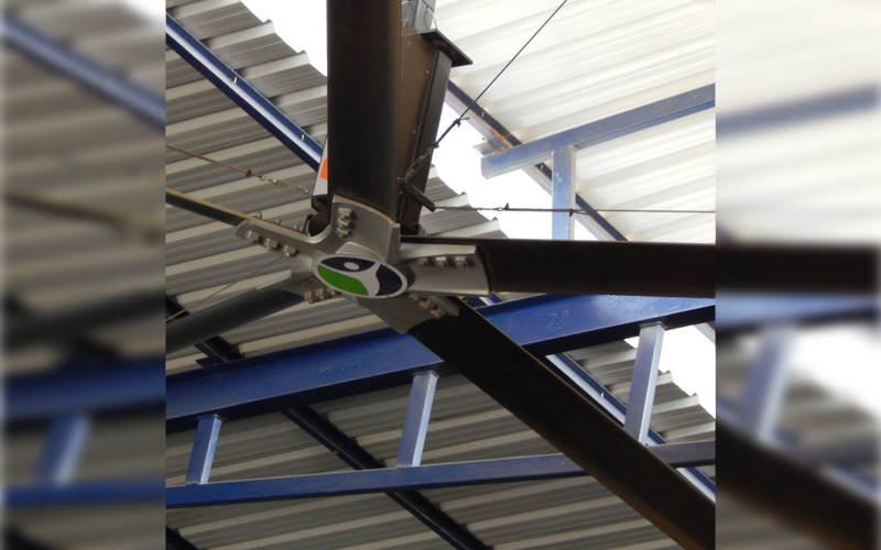 Gearless HVLS Fan In El Salvador