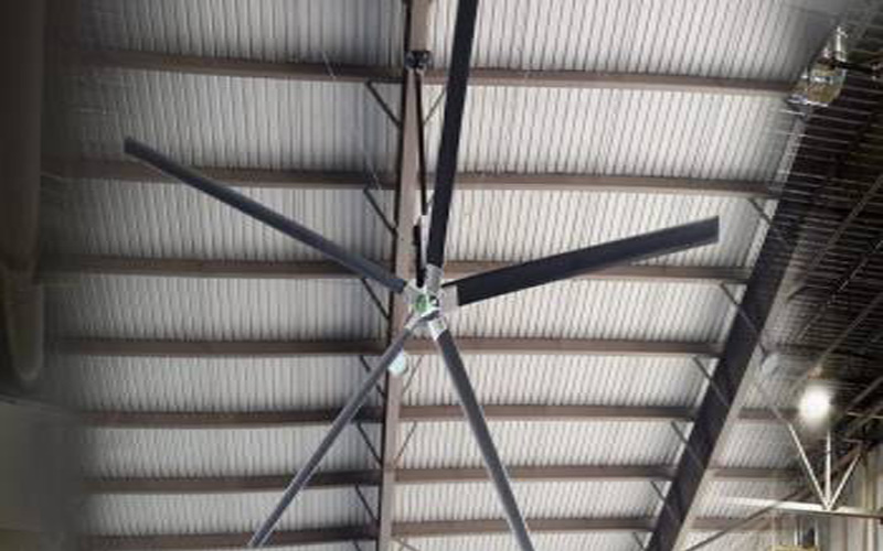 HVLS Ceiling Fan In Middle East