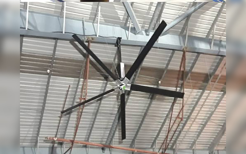 HVLS Fan For Industrial Workshop In Bhutan